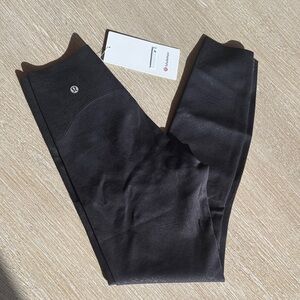 lululemon athletica Black Performance Leggings with Logo